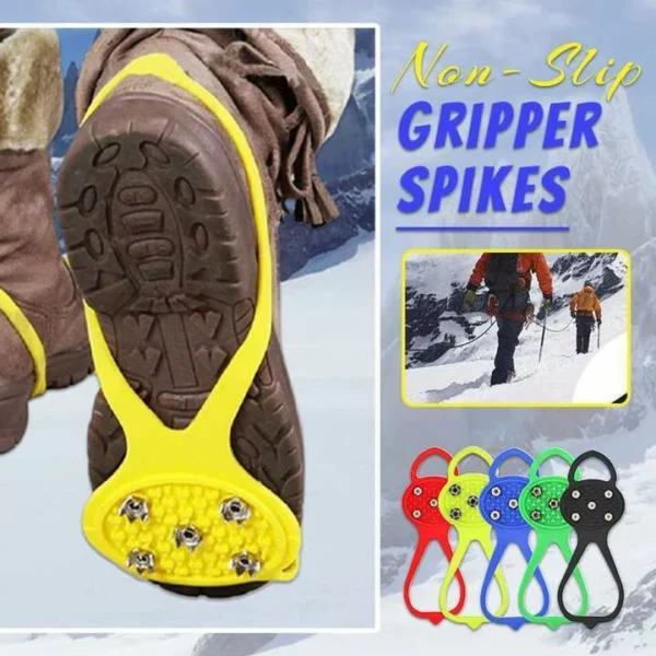 ❄ Igbega Keresimesi🎅Gbogbo Agbaye ti kii-Isokuso Gripper Spikes (Ra Fipamọ Diẹ sii)