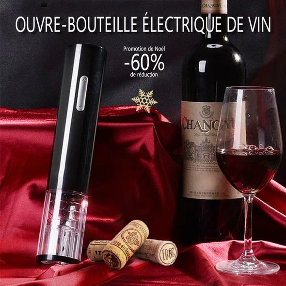 Ziemassvētku akcija ( 60% ATLAIDE!! ) Elektriskais vīna pudeļu attaisāmais