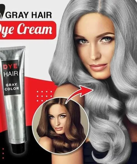 (50 % RABATT)Färbecreme für graues Haar