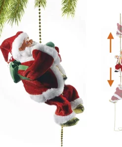 (VIANOČNÝ PREDAJ - 50 % ZĽAVA) Hudobné lezecké lano Santa Claus