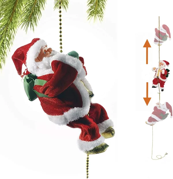 (Rojdestvo oldidan sotuvda - 50% chegirma)Santa Klaus musiqali toqqa chiqish uchun arqon