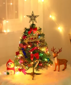 (Վաղ Սուրբ Ծննդյան վաճառք) Փայլուն տոնածառ՝ ձյան ծաղկի լամպով
