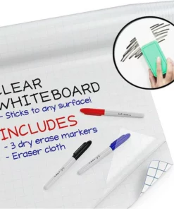 Self-adhesive Rewritable Transparent Film