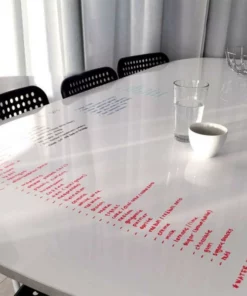 Self-adhesive Rewritable Transparent Film