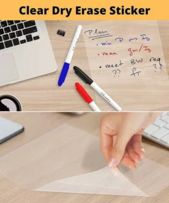 Self-adhesive Rewritable Transparent Film