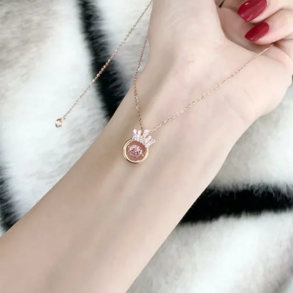 (Early XMAS SALE- 50% OFF) Beating Heart Crown Smart Necklace