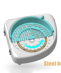 Steel Ball Rotating 360° Hollow Storage Rack