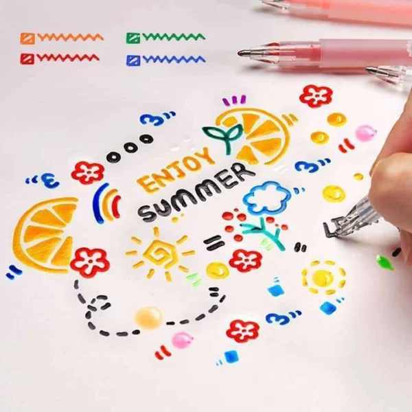 (50% OFF) 3D Glossy Jelly Ink Pen （6Pcs/pack）