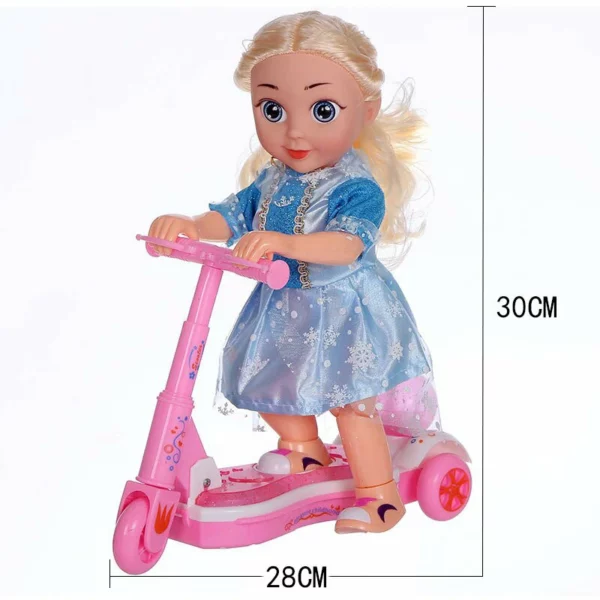 Spielzeug für Mädchen, ferngesteuerte Universal-Scooter-Puppe