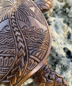 Hawaiian Turtle Wood Carving--Made in Hawaii