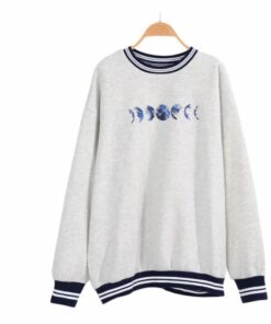 Plus Size Autumn Winter Sun Star Sweatershirts