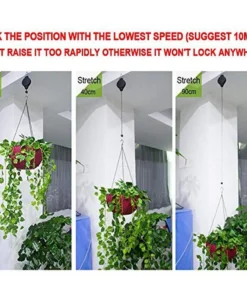 (60% OFF LAST DAY PROMOTIONS)Retractable Hook For Garden Baskets Pots, Birds Feeder
