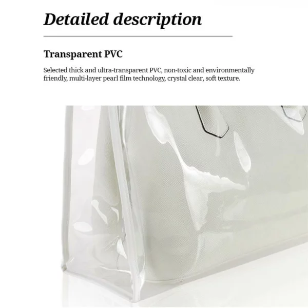 (Εργοστασιακή έξοδος) Διαφανής τσάντα ανθεκτική στη σκόνη (Προσφορά περιορισμένου χρόνου-50% ΕΚΠΤΩΣΗ)