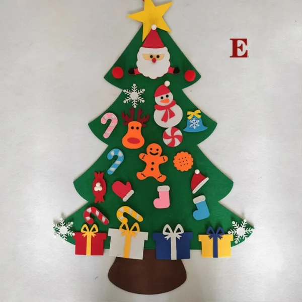 (🎄ໂປຣໂມຊັນຕົ້ນຄຣິສມາສ--50%OFF) Felt Christmas Tree Set