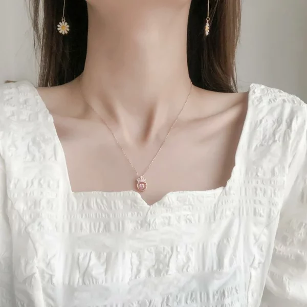 (Early XMAS SALE- 50% OFF) Beating Heart Crown Smart Necklace