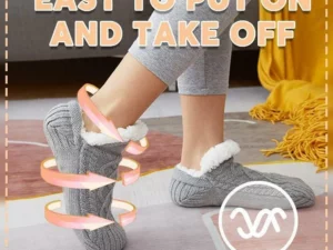 (?Christmas Gift) Plus Velvet Thickening Socks Shoes