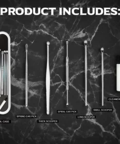 🔥BUY2 GET 1 FREE! Innovative Spring Ear Wax Cleaner Tool Set