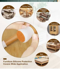 Early Christmas Hot Sale 50% OFF - New Style Furniture Silicone Protection Cover With Felt Pads