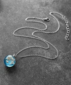 Clouds Of Heaven Resin Necklace