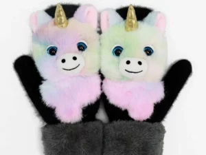 (🎅EARLY CHRISTMAS SALE - 48% OFF) 2021 new cartoon plush knitted gloves🌈