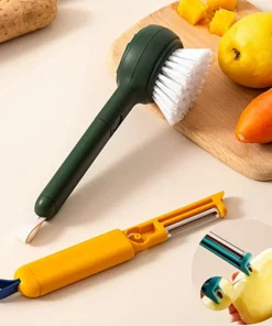 (🎄Christmas Promotion--48%OFF)Multifunctional Vegetable Peeler with Brush