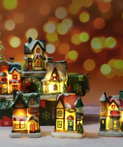 (🎅HOT SALE NOW🎄) Christmas Small House LED Decoration