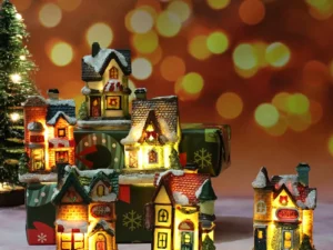 (🎅HOT SALE NOW🎄) Christmas Small House LED Decoration