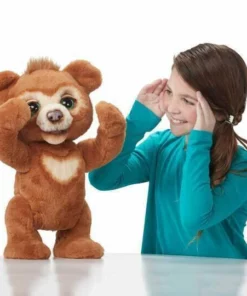 🔥뜨거운 판매 🔥호기심 많은 곰 인터랙티브 플러시 장난감