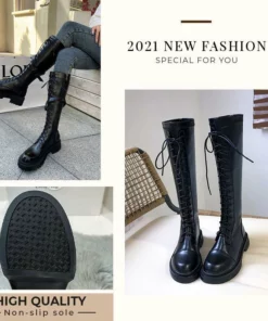 Full Match Women's Long Martin Boots