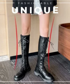 Full Match Women's Long Martin Boots