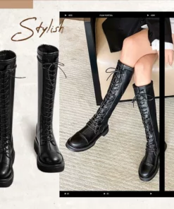 Full Match Women's Long Martin Boots