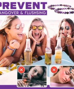 CheerSmart™ Anti-Flush Hangover Amethyst Bracelet