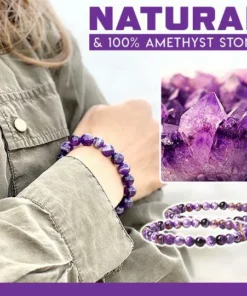 CheerSmart™ Anti-Flush Hangover Amethyst Bracelet