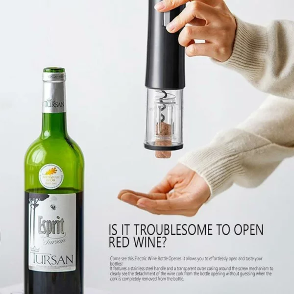 क्रिसमस प्रमोशन (60% OFF!!) इलेक्ट्रिक वाइन बोतल ओपनर