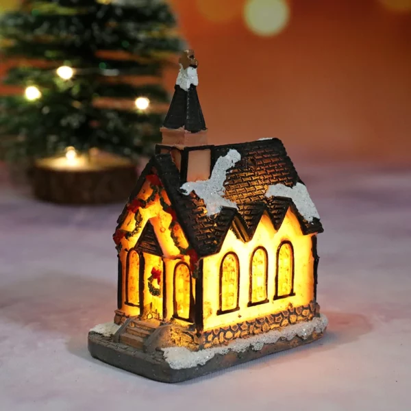 (🎅HOT UDSALG NU🎄) Jul Small House LED-dekoration