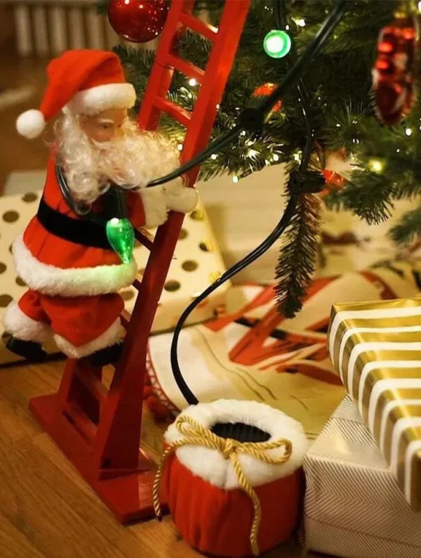 (🎄Saldi natalizi anticipati ORA -50% DI SCONTO) DECORAZIONE DI BABBO NATALE ARRAMPICATA