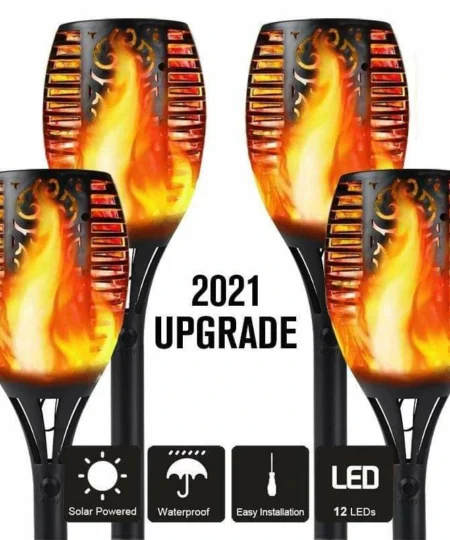 -50% Meilleure Lampe Solaire à Flamme Scintillante 2021