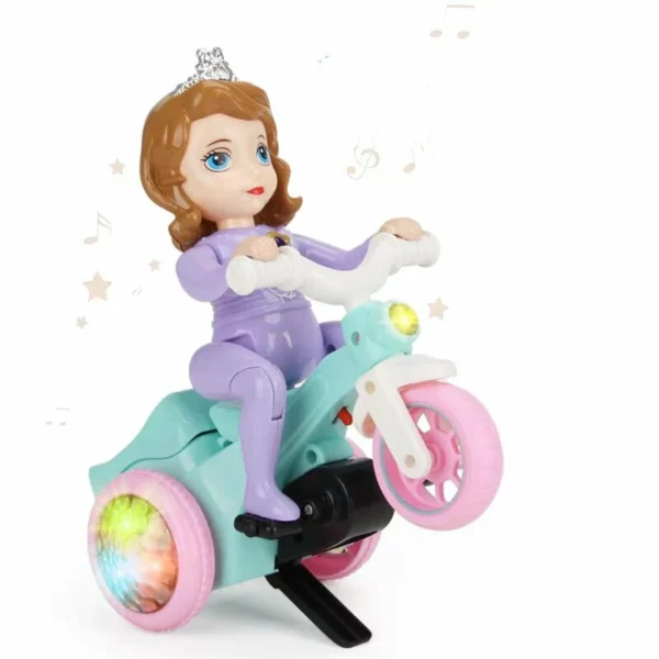 Jucării pentru Fată, Păpușă Scooter Universal cu Telecomanda
