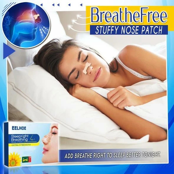 BreatheFree užsikimšusios nosies pleistras