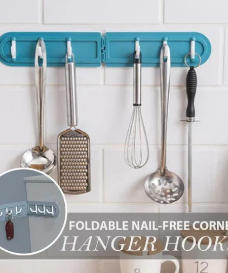 Foldable Nail-Free Corner Hanger Hooks