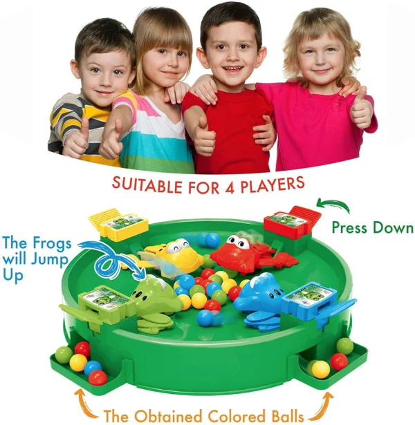 (SUMMER HOT SALE-50% KORTING) In klassike-Hungry Frogs Family & Friends Game