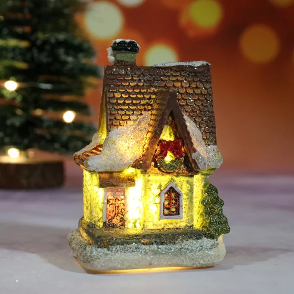 (🎅VARMT SALG NÅ🎄) Jul Small House LED-dekorasjon