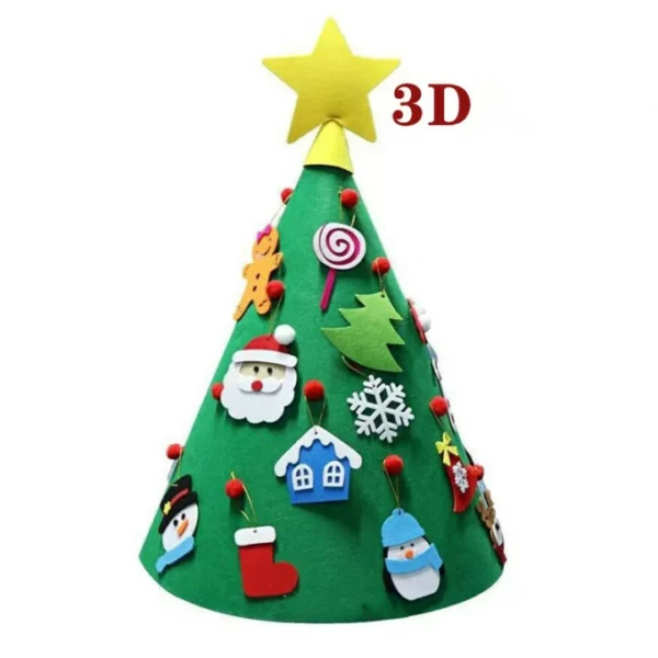 (🎄Promosi Natal Awal - DISKON 50%) Set Pohon Natal Felt