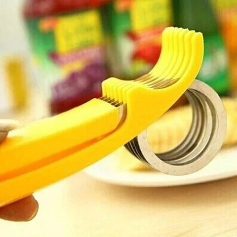 (OFERTA DE VERANO - AHORRE 50% DE DESCUENTO) Perfect Banana Slicer: COMPRE 2 Y OBTENGA 2 GRATIS