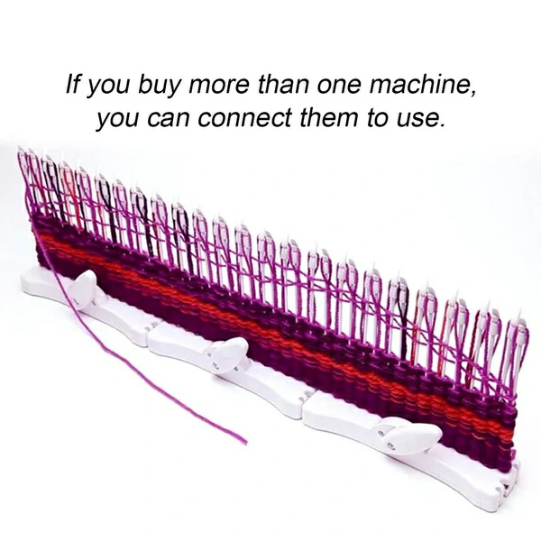 Scarf Knitting Tshuab Loom Diy Knit Tool