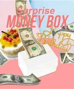 (🔥2021 Hot Sale)Cake ATM Money Box Birthday Party Surprise Gift(Buy 2 Get 1 Free)