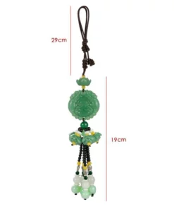Green Jade Car Car Hanging Charm
