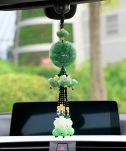 Green Jade Car Car Hanging Charm