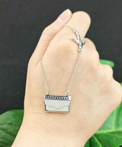 Custom Photo Engraved Handbag Necklace