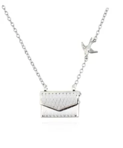 Custom Photo Engraved Handbag Necklace